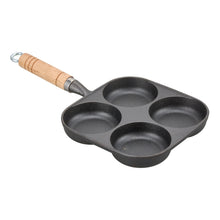 4-Hole Cast Iron Frying Pan