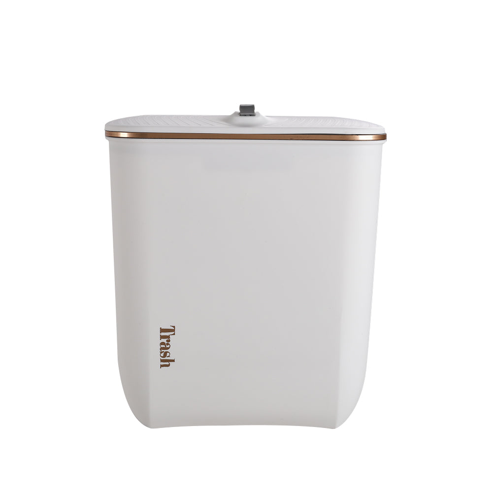 Kitchen Bathroom Hanging Waste Bin with Lid
