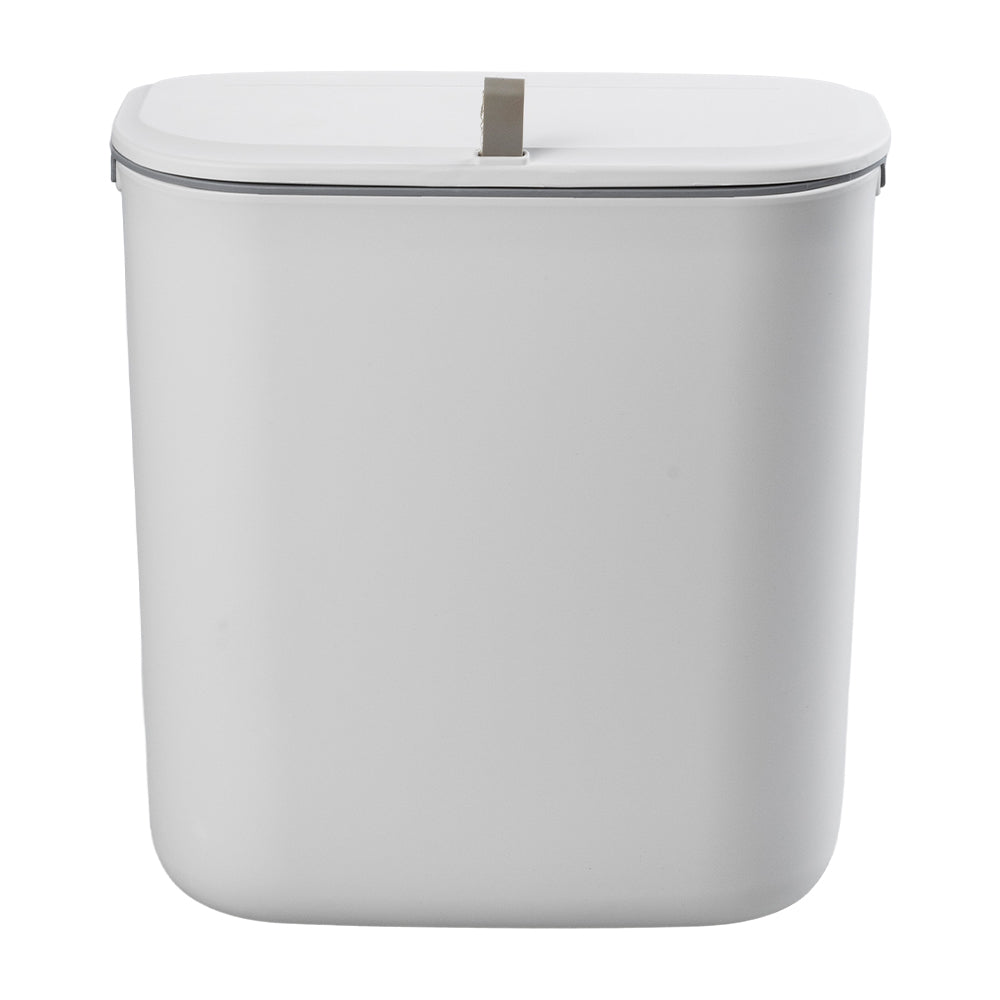 9L Hanging Wall-mounted Rubbish Bin With Lid for Kitchen Bathroom