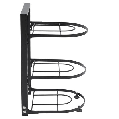 Multi-Tier Adjustable Kitchen Organizer Rack for Pot Pan