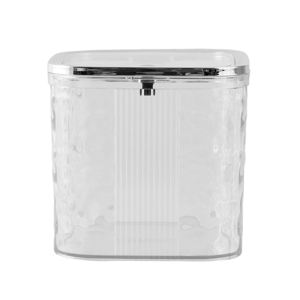 Mini Desktop Trash Bin with Press-top Lid