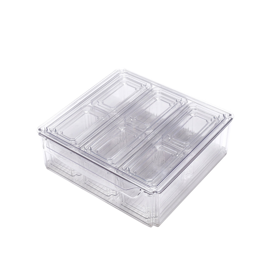 Set of 10 Fridge Storage Containers
