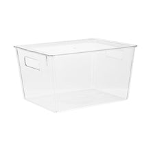 Set of 8 Stackable Clear Fridge Organisers Storage Boxes