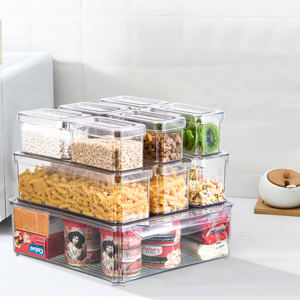 Set of 10 Fridge Storage Containers