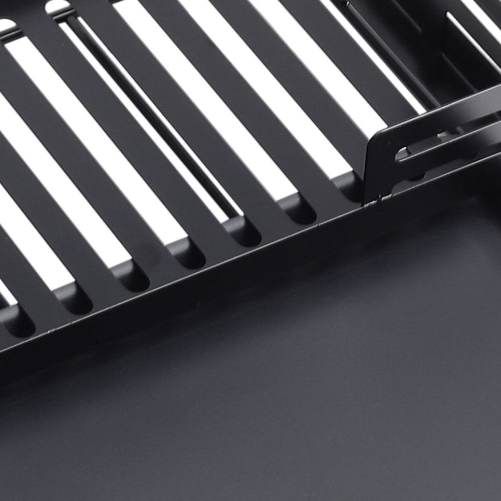 Black Steel Kitchen Sink Caddy Organizer