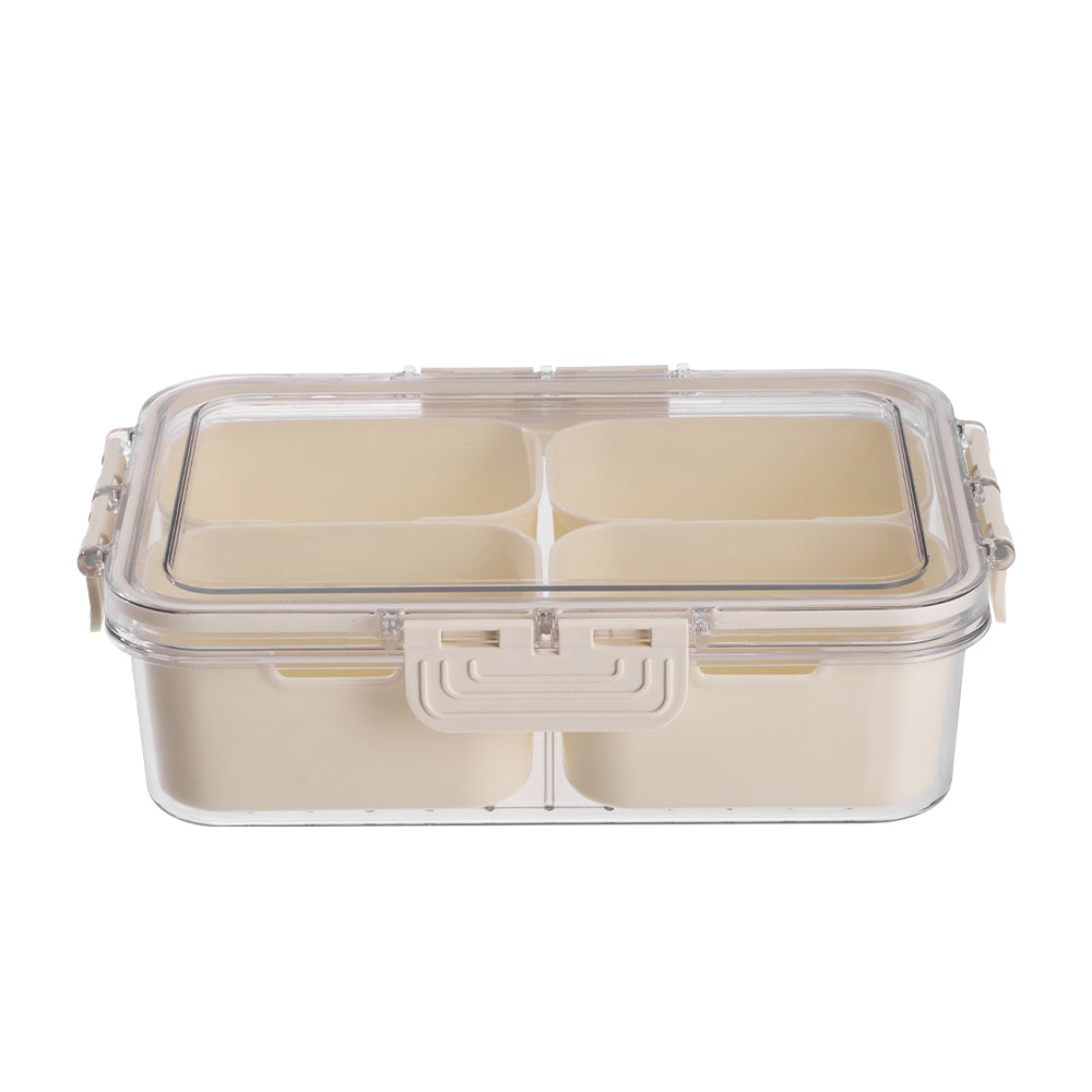 Fridge Storage Container with Four Compartments