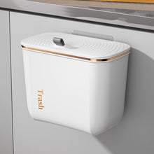 Kitchen Bathroom Hanging Waste Bin with Lid