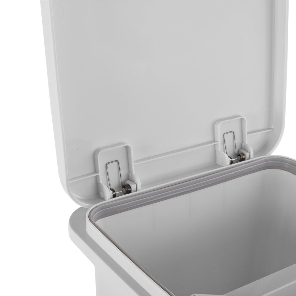 29L Double-Layer Rubbish Bin with Wheels