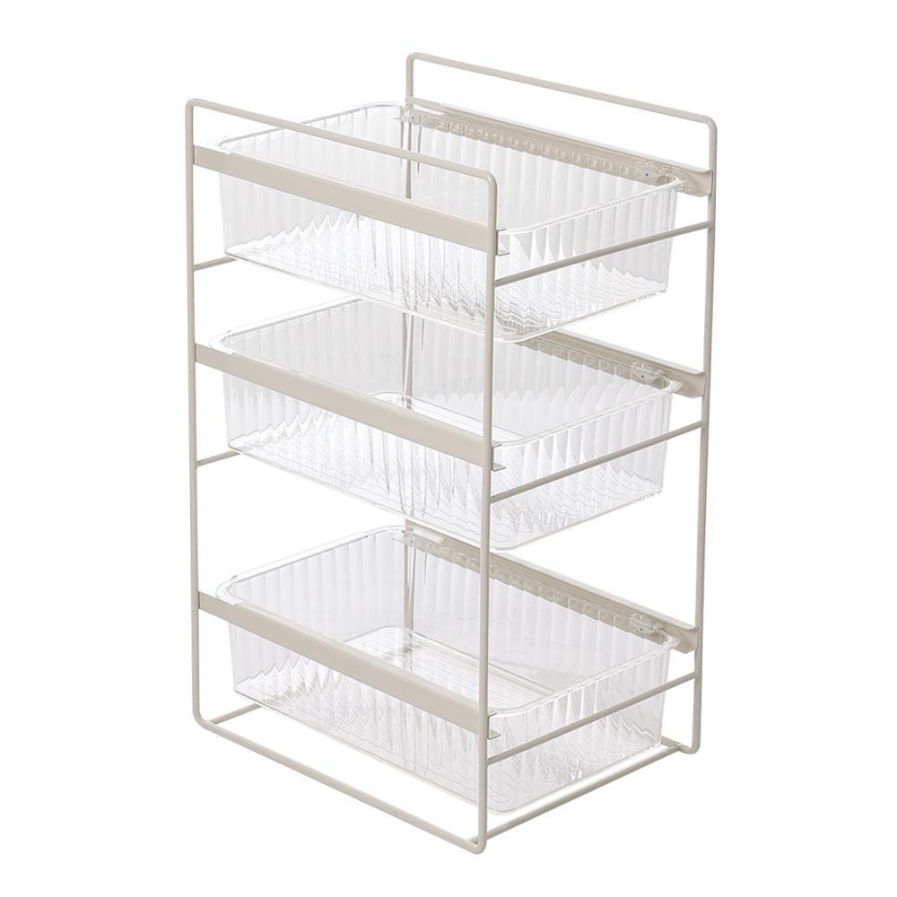 3-Tier Sliding Under Sink Cabinet Organizer