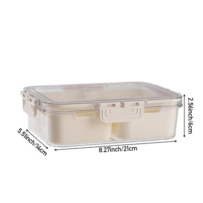 Fridge Storage Container with Four Compartments