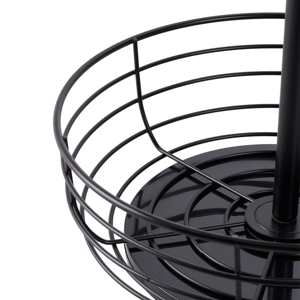 2-Tier Multifunction Rotation Countertop Organizer Storage Rack