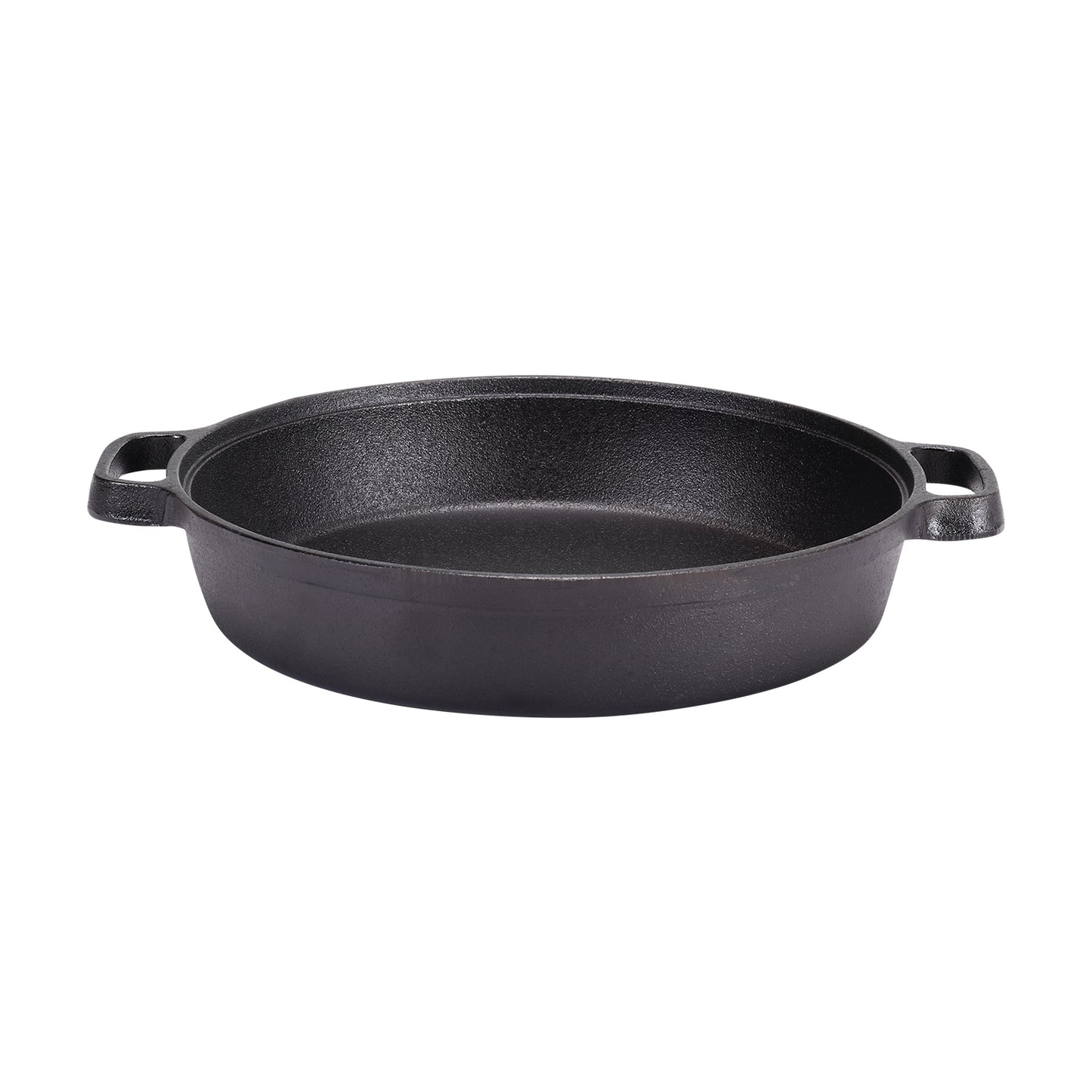 32cm Black Pre-Seasoned Cast Iron Pan Fry Pan