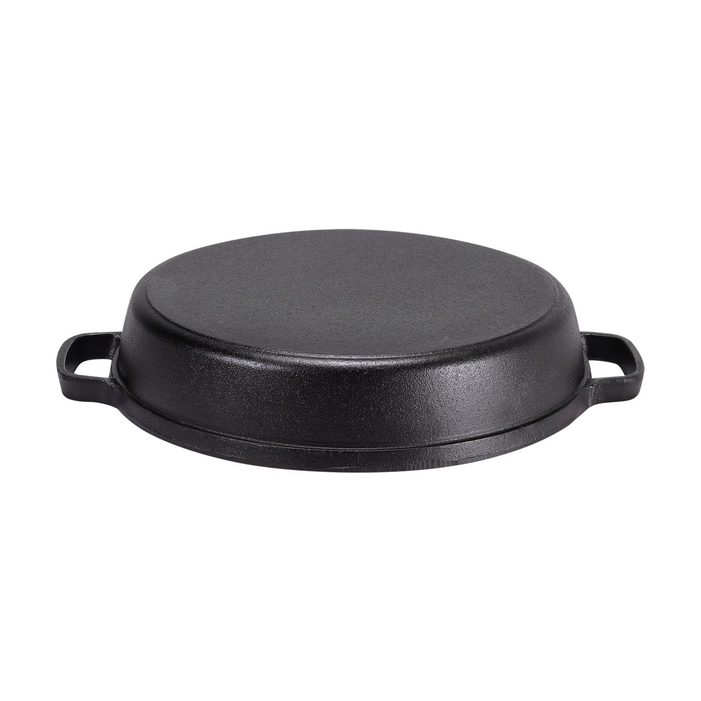 32cm Black Pre-Seasoned Cast Iron Pan Fry Pan