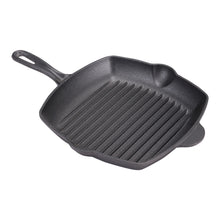 Square Cast Iron Grill Pan with Pour Spouts