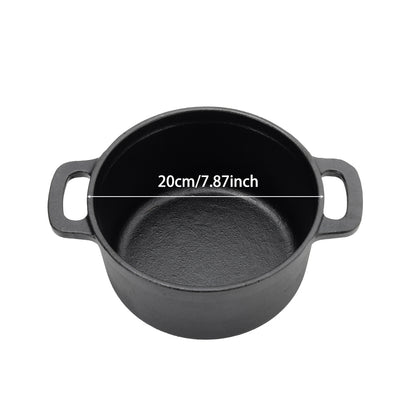 20cm Mini Cast Iron Dutch Pot with Lid