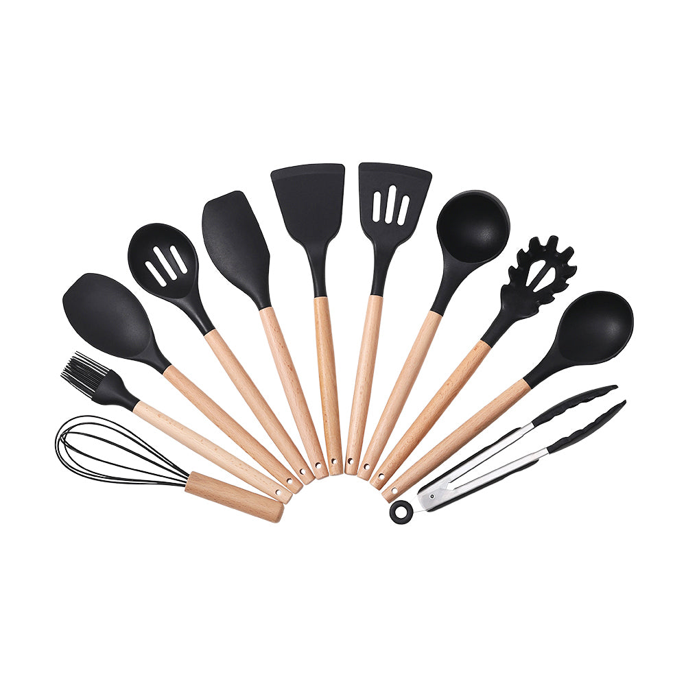 11-piece Silicone Kitchen Utensil Set for Nonstick Cookware