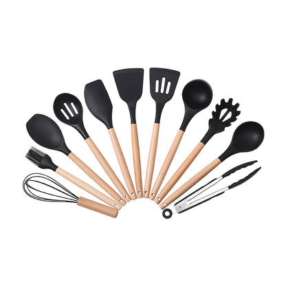 11-piece Silicone Kitchen Utensil Set for Nonstick Cookware