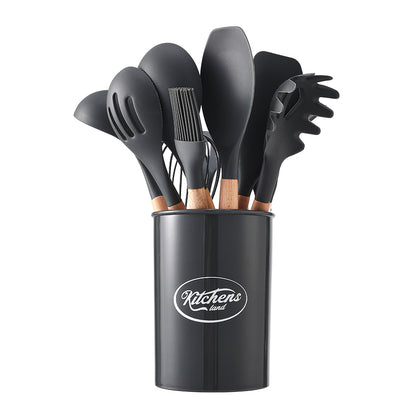 11-piece Silicone Kitchen Utensil Set for Nonstick Cookware