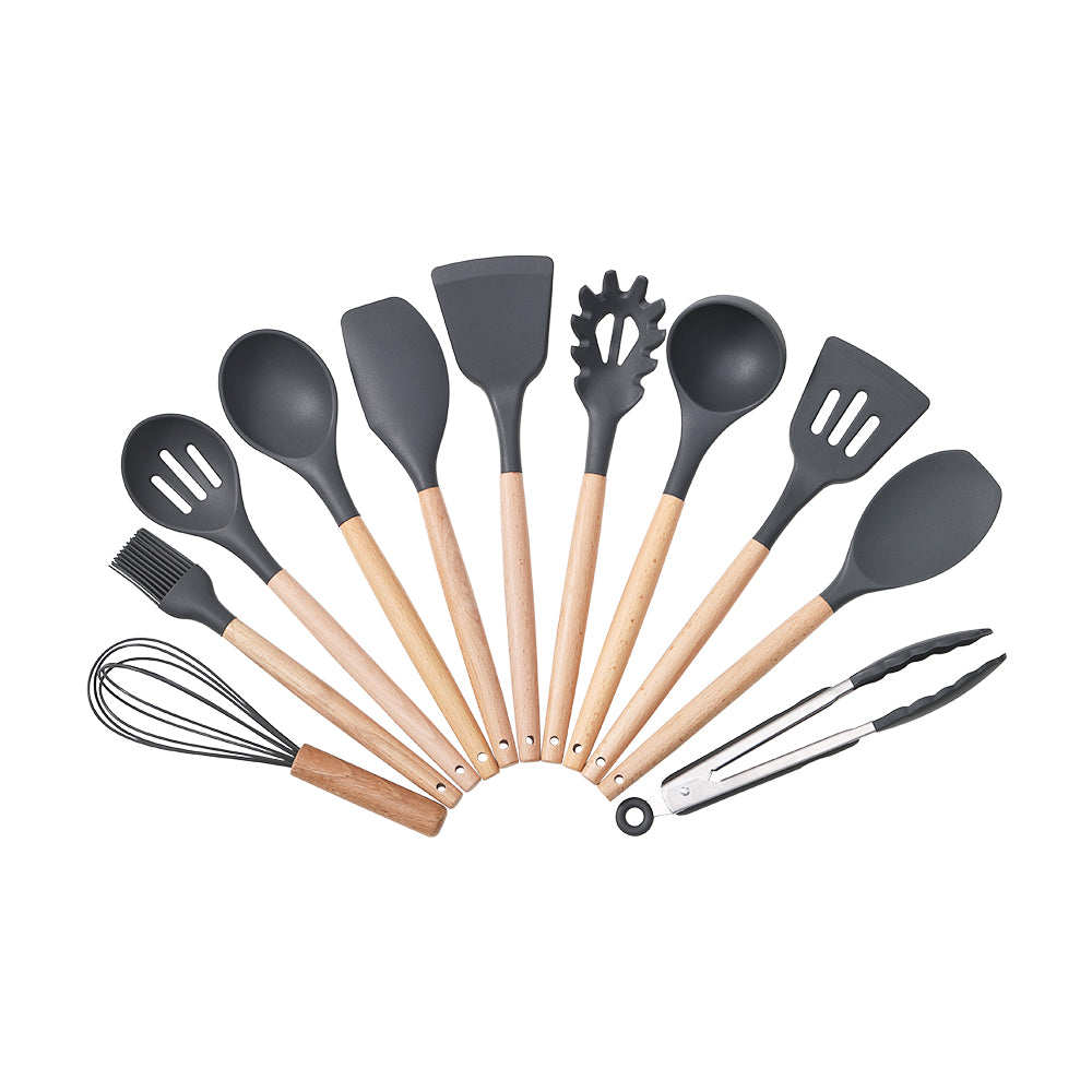 11-piece Silicone Kitchen Utensil Set for Nonstick Cookware