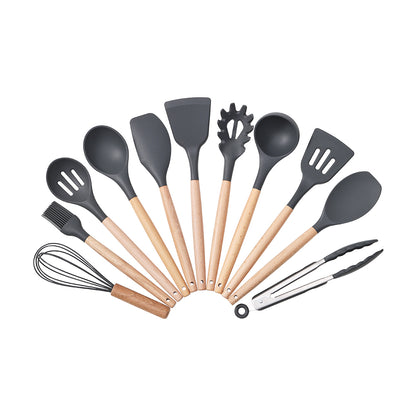 11-piece Silicone Kitchen Utensil Set for Nonstick Cookware