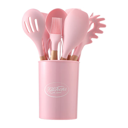 11-piece Silicone Kitchen Utensil Set for Nonstick Cookware