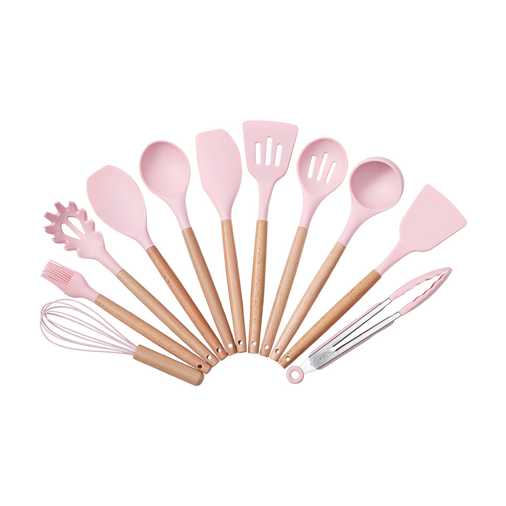11-piece Silicone Kitchen Utensil Set for Nonstick Cookware