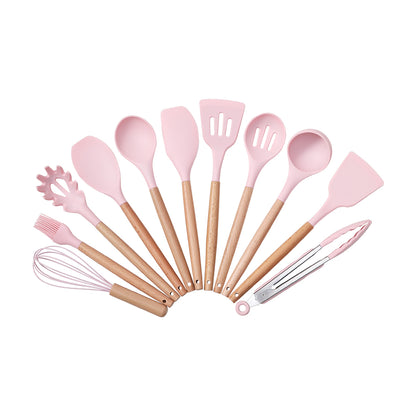 11-piece Silicone Kitchen Utensil Set for Nonstick Cookware