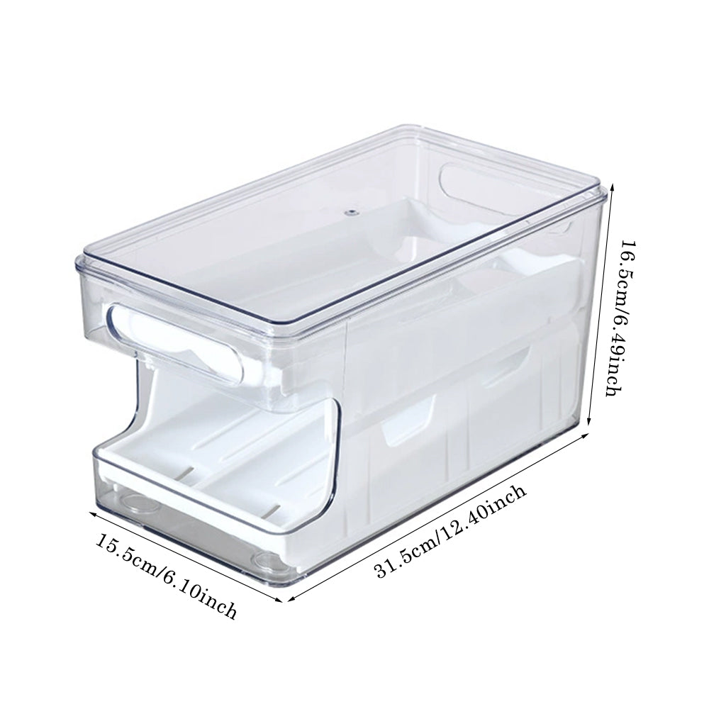 2-Layer Scrolling Egg Holder Storage Rack