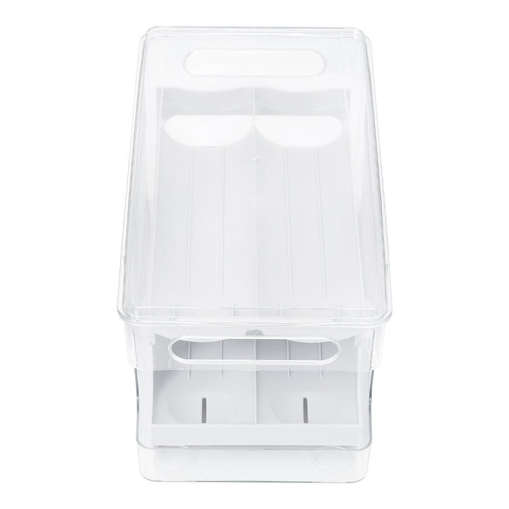 2-Layer Scrolling Egg Holder Storage Rack