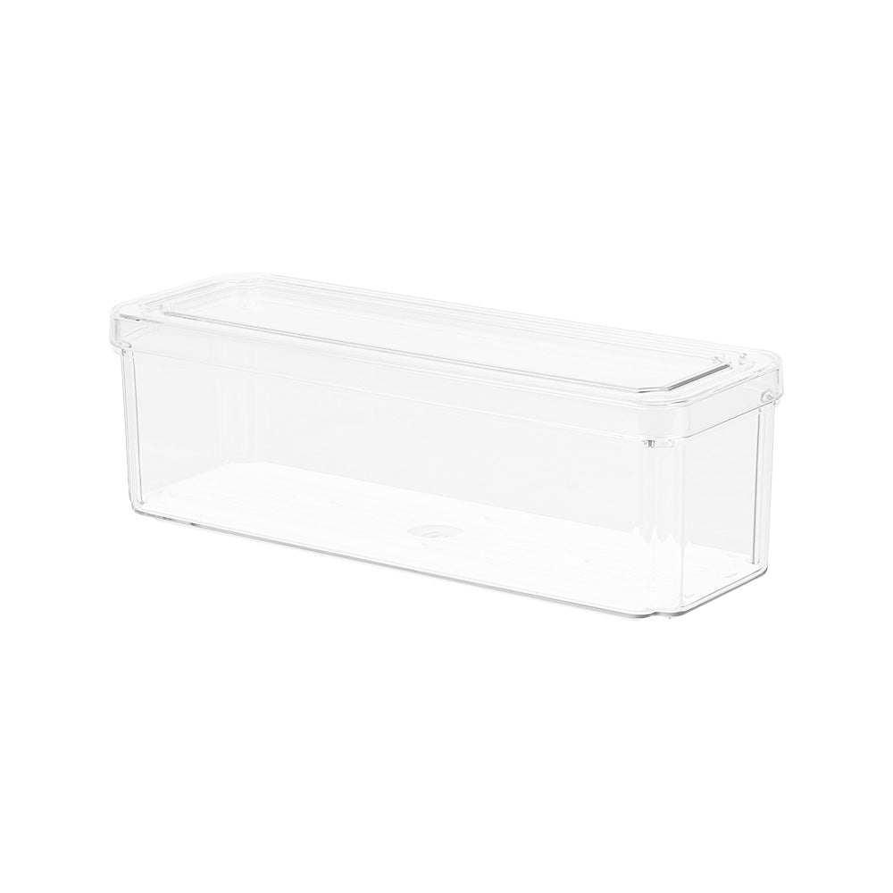 Stackable Clear Fridge Organisers Storage Boxes Set