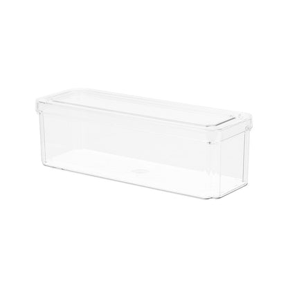 Stackable Clear Fridge Organisers Storage Boxes Set