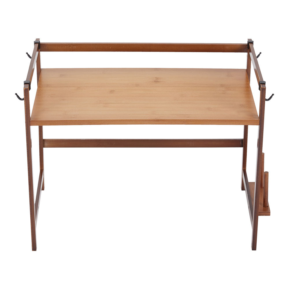 Wooden Spice Rack Organizer with Hooks