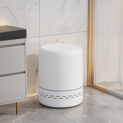 12.3L White Freestanding Bagging Rubbish Bin