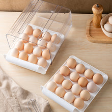 Double-layer Transparent Egg Storage Drawer Box