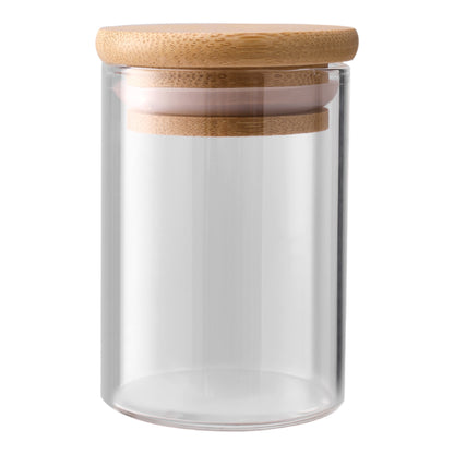 12Pcs Glass Spice Jar Set with Bamboo Lids