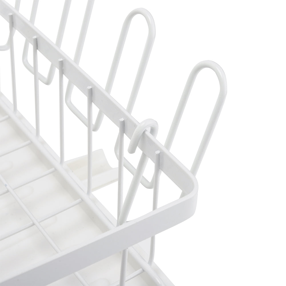 2-Tier Dish Drainer with Drying Tray