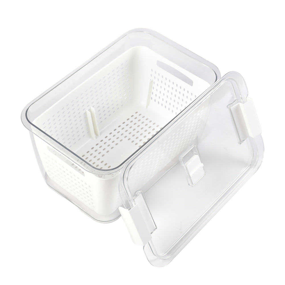 1.7L Nested Fridge Storage Container with Removable Colander