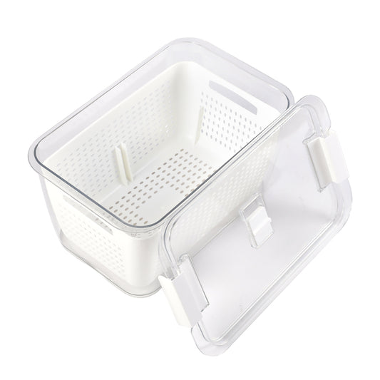 1.7L Nested Fridge Storage Container with Removable Colander