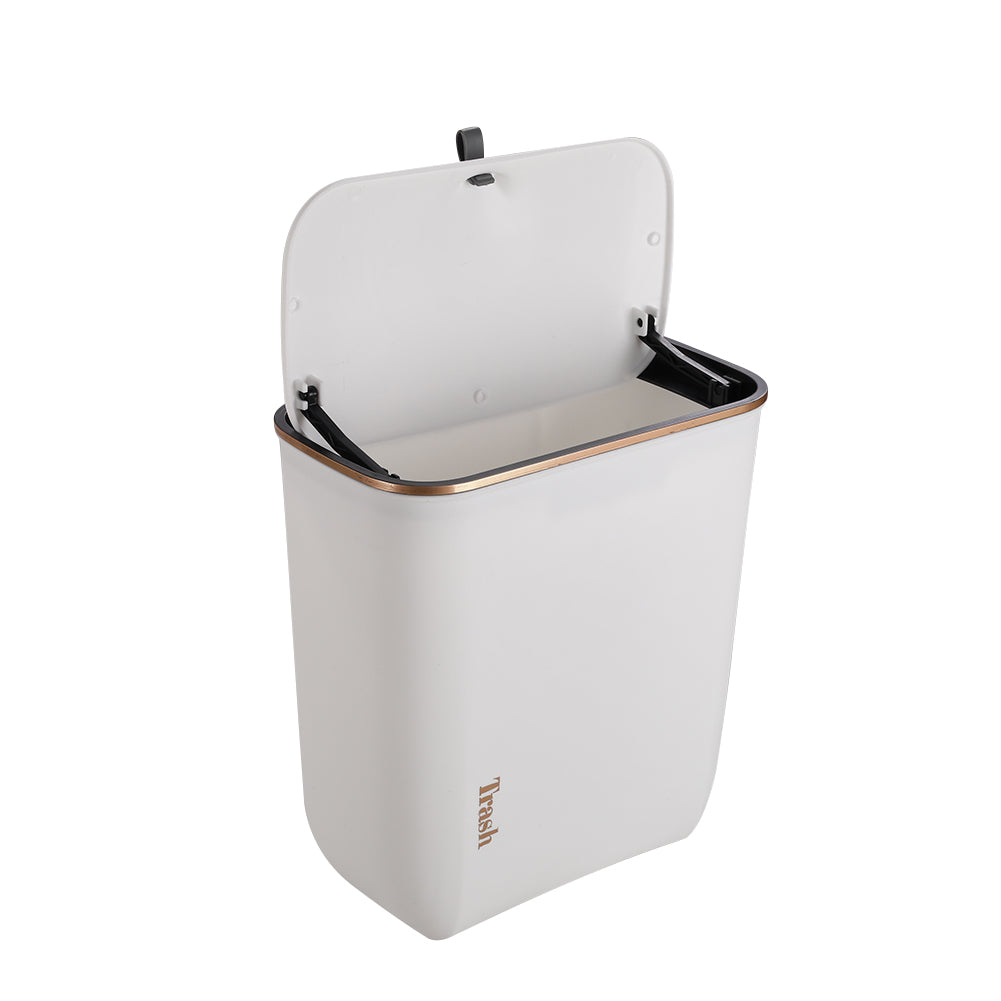 Kitchen Bathroom Hanging Waste Bin with Lid