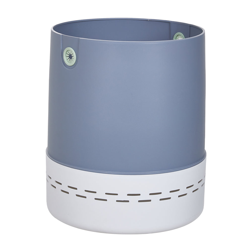 12.3L White Freestanding Bagging Rubbish Bin