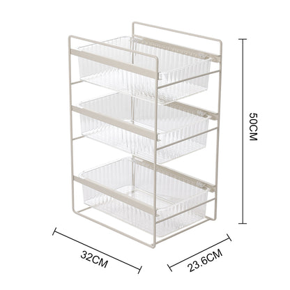 3-Tier Sliding Under Sink Cabinet Organizer