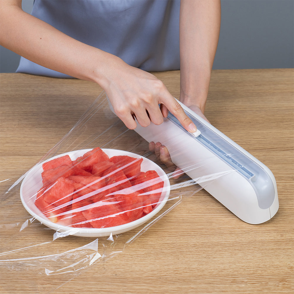 Kitchen Plastic Wrap Dispenser with Cutter
