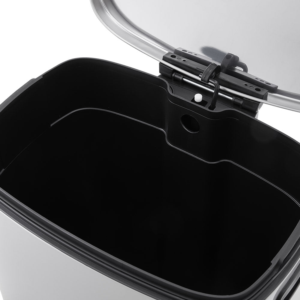 50L Stainless Steel Step Open Trash Can