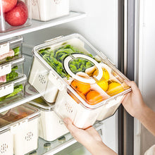 Fridge Storage Container with Three Compartments