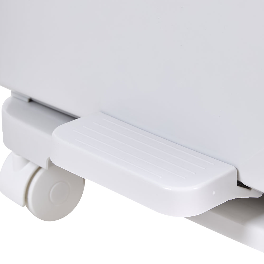 49L 3-Tier Dry Wet Separation Trash Bin with Inner Buckets