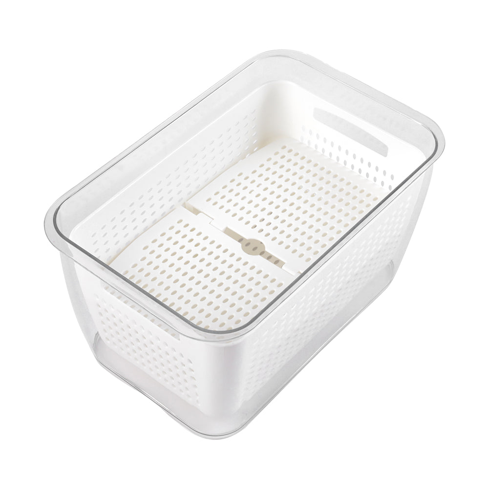 1.7L Nested Fridge Storage Container with Removable Colander