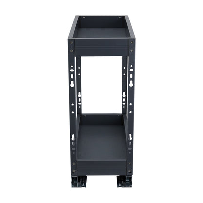 2-Tier Kitchen Cabinet Pull Out Aluminium Shelf