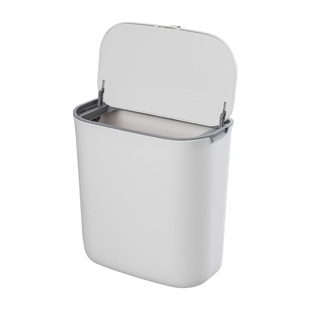 9L Hanging Wall-mounted Rubbish Bin With Lid for Kitchen Bathroom