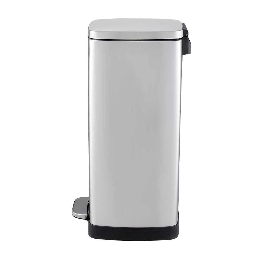 30L Stainless Steel Step Open Trash Can