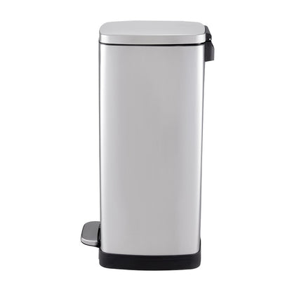 30L Stainless Steel Step Open Trash Can
